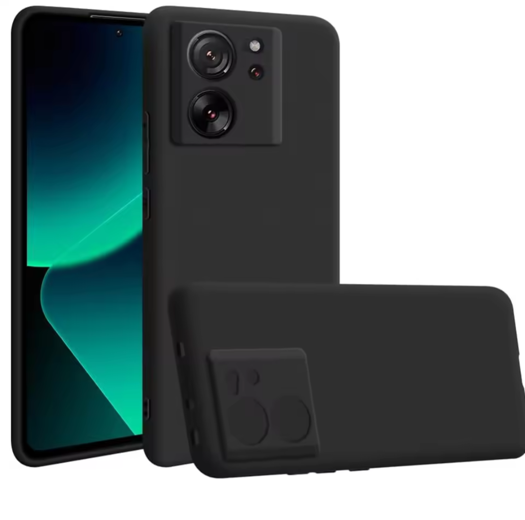 Xiaomi 13T / 13T Pro Cover Soft TPU Slim Smooth Flexible Protective Phone Cover -  Black Matte