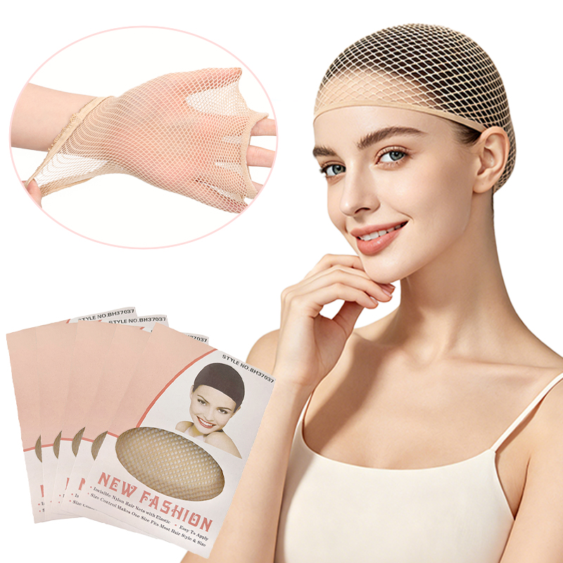 Unisex Non Slip Breathable Fishnet Hair Mesh Wig Cap, Soft Stretchy Wig Accessories Perfect For Long Thick Hair, Multi-Use Hair