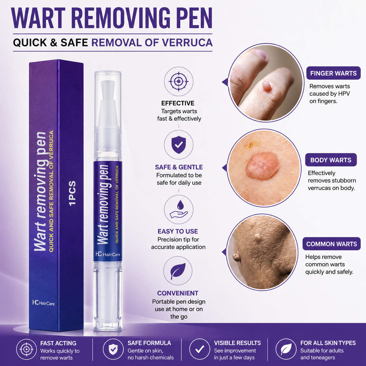 EELHOE Beauty Skin Care Pen - Portable Repair Essence Pen for Smooth Skin Appearance | Blemish Care Pen for Face & Body | Compact Pen