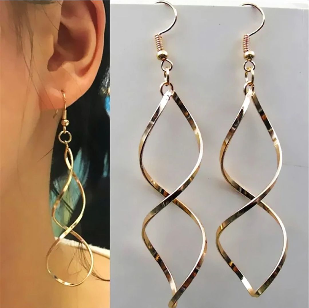 Long Wave Earrings for Women - High Quality