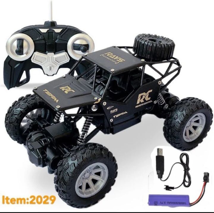 Remote control off road rock crawler car for kids joystick controller, rechargeable batteries,shocking car
