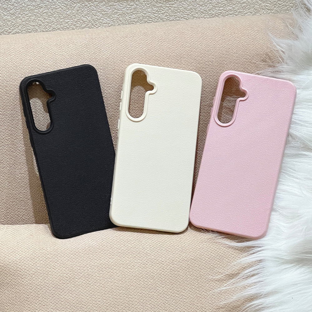 Solid Color Litchi Texture Leather Phone Case For  A57 A37 A56 A55 A36 A35 A26 A17 A16 A07 A06 S26 Ultra S25 S24 Cover