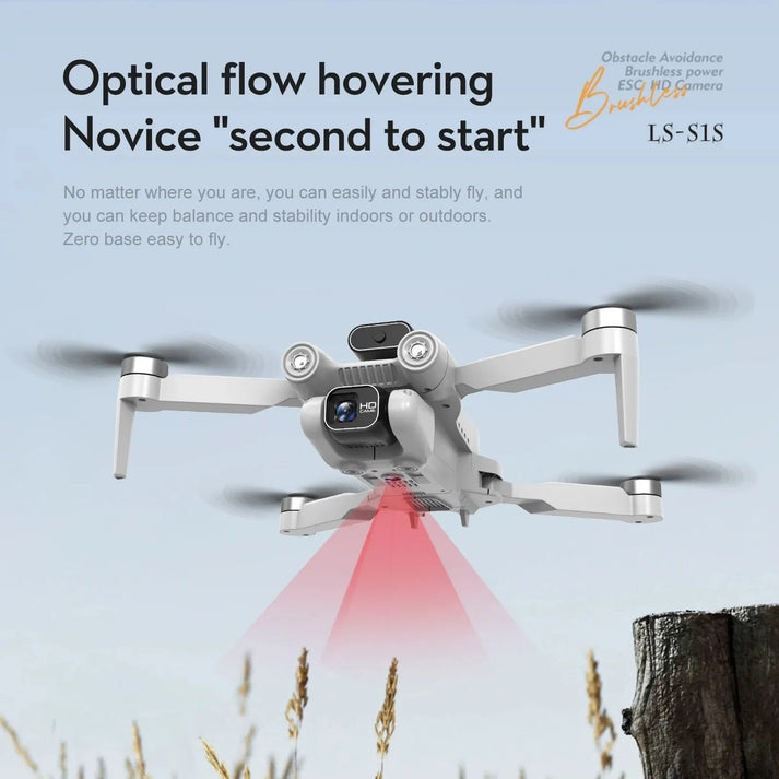 S1S Drone 5G Wifi 4K Professional 8K HD Camera Brushless Motors 360° Obstacle Avoidance Optical Flow RC Foldable Quadcopter
