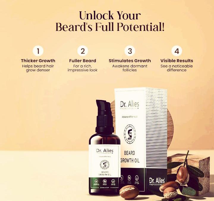 Dr. Allies Professional Advanced Formula Beard Growth Oil (50ml)