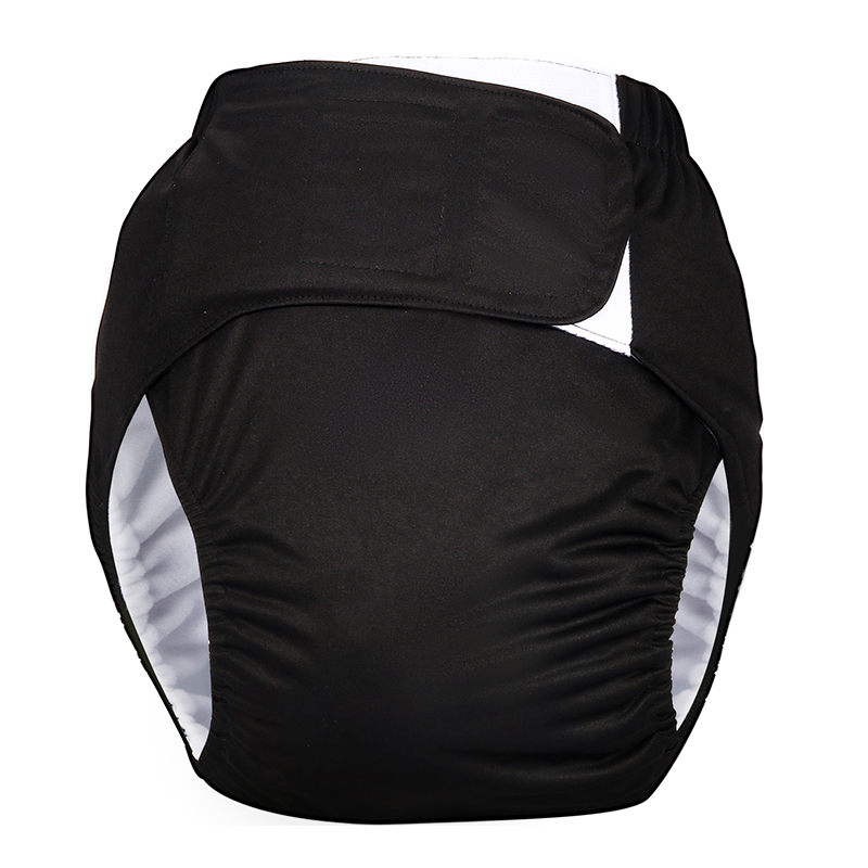 Adult Size Washable Cloth Diapers Adjustable Elderly Reusable, Incontinence Underwear, Waterproof Fabric Breathable Not Stuffy