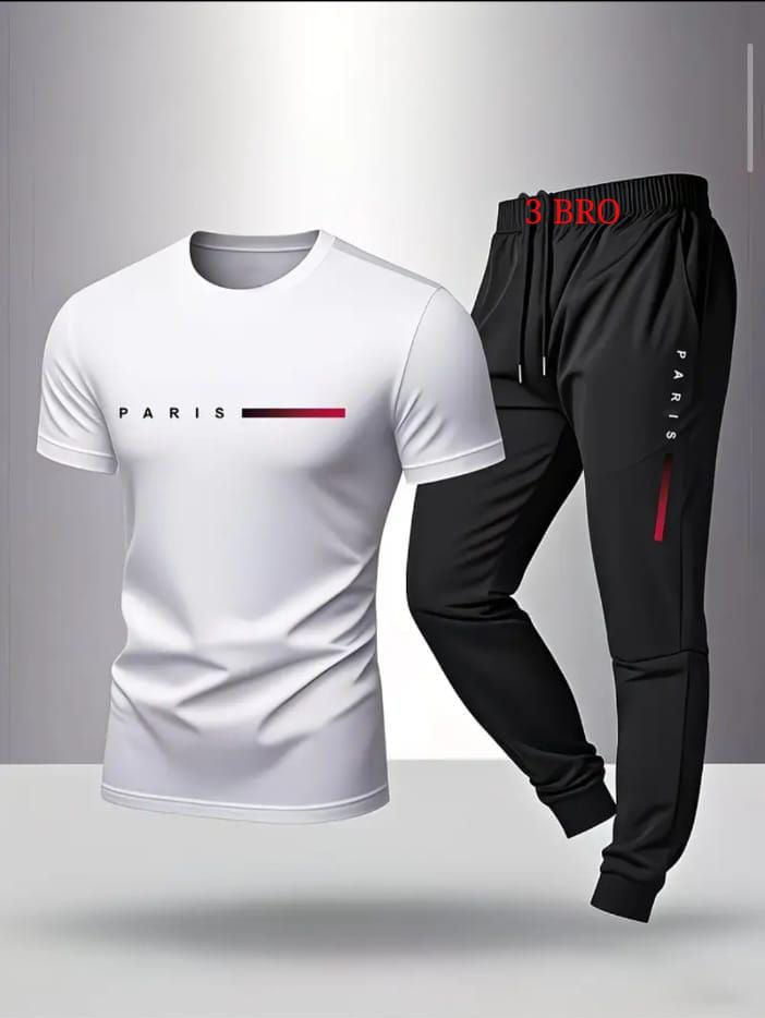 NEW ARRIVALS 2 PC  SPORT'S WEAR PRINTED SUMMER TRACKSUIT FOR MEN _ SOFT AND COMFORTABLE FABRIC SUMMER TRACKSUIT FOR MEN _TRACKSUIT FOR MEN_ PREMIUM T SHIRT AND TROUSER SET PRINTED SUMMER TRACKSUIT FOR MEN_TRACKSUIT FOR BOYS. ( MULTIPLE COLORS