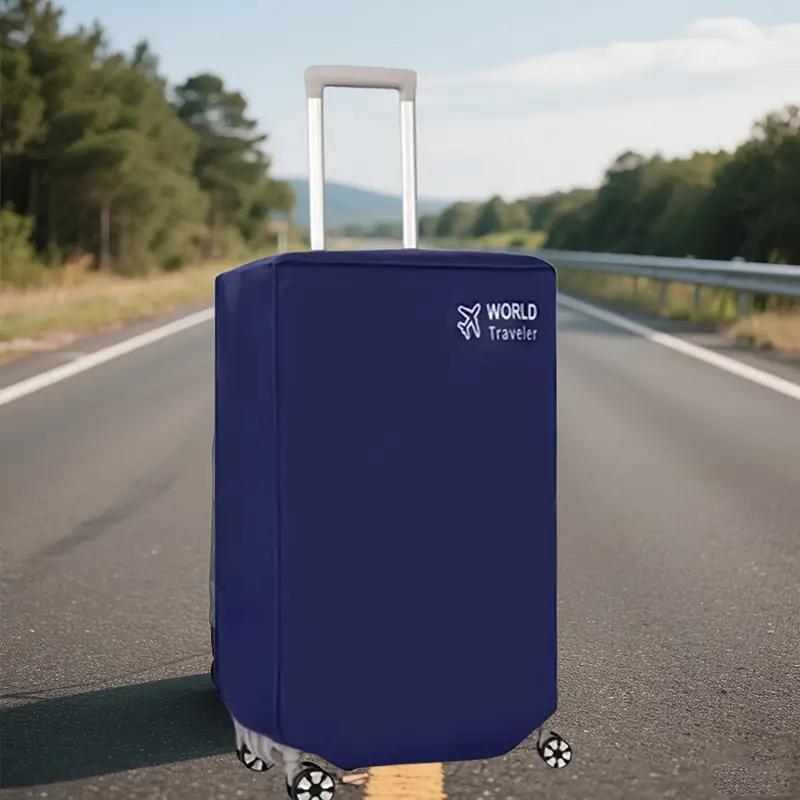 1pc Durable Luggage Dust Cover for World Travelers - Elastic and Scratch Resistant Luggage Protection Cover, Suitable for 18-32