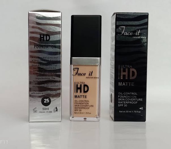 Face It Ultra Hd Matte Foundation WATERPROOF FOUNDATION