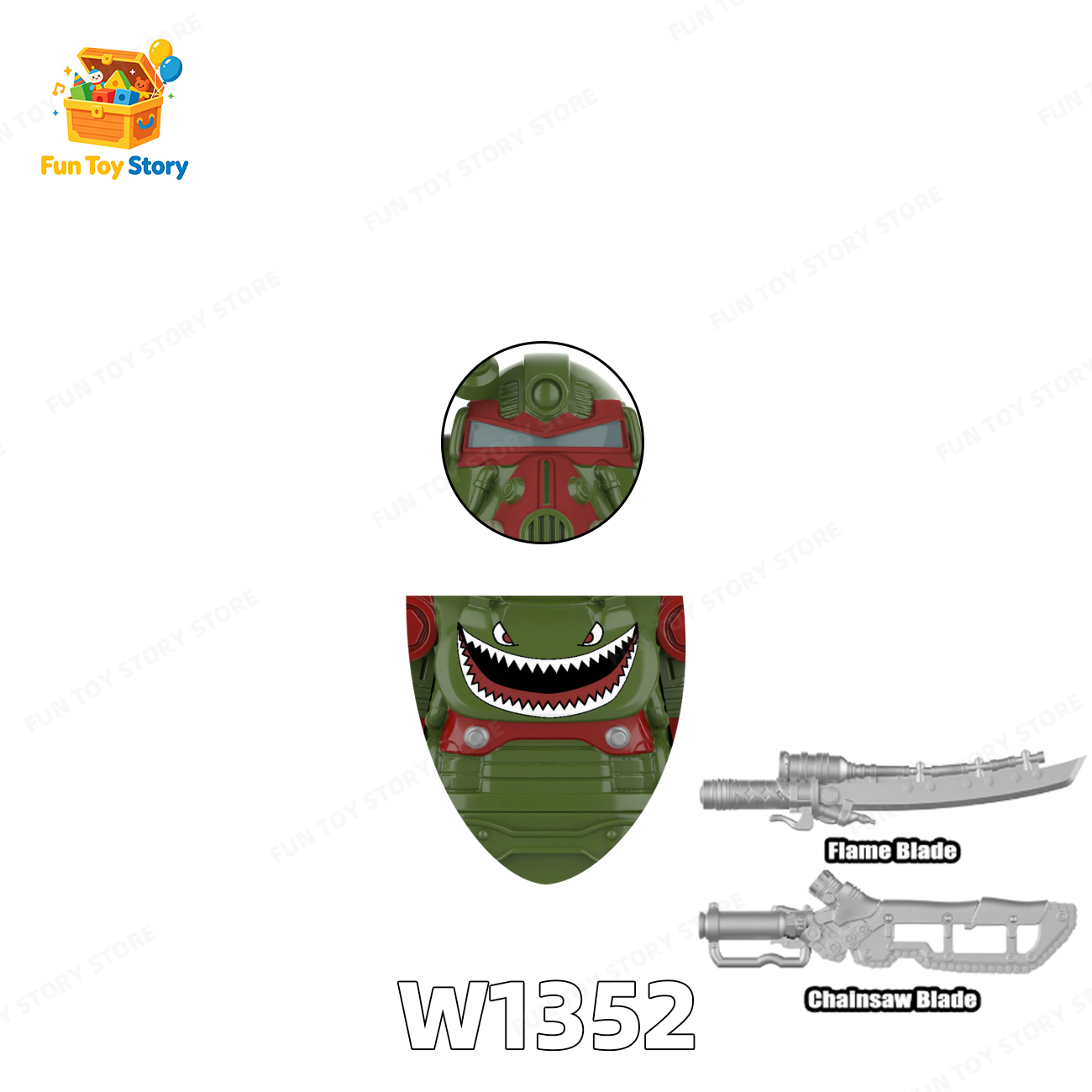 T60 Power Armored Officer Character Compatible with Third Party Models, Building Blocks, Toys, , and Enthusiasts' Collectio