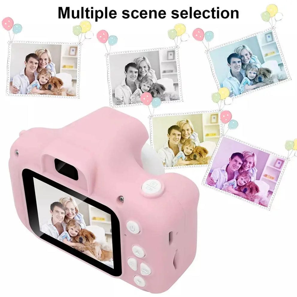 Kids Digital Camera with HD Display & Fun Stickers – Cute Blue Mini Camera for Children 📸