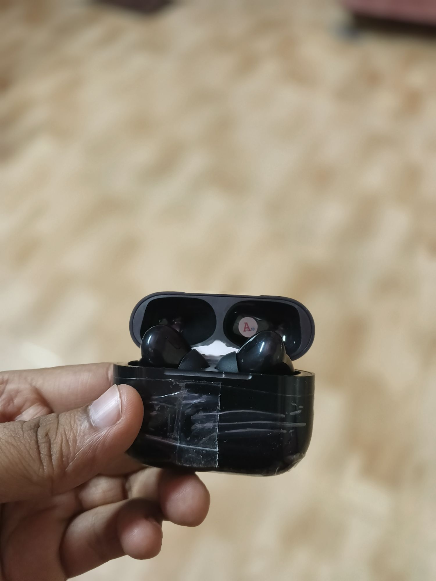 Pro 2 Black Wireless Earbuds - TWS Bluetooth 5.3 Earphones with Charging Case, Touch Control, Noise Reduction & Deep Bass (Complete Box Pack)