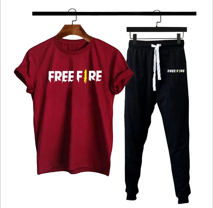 New Printed Tshirt + Trouser For Boys & Men - Summer Wear Tracksuit For Men & Boys