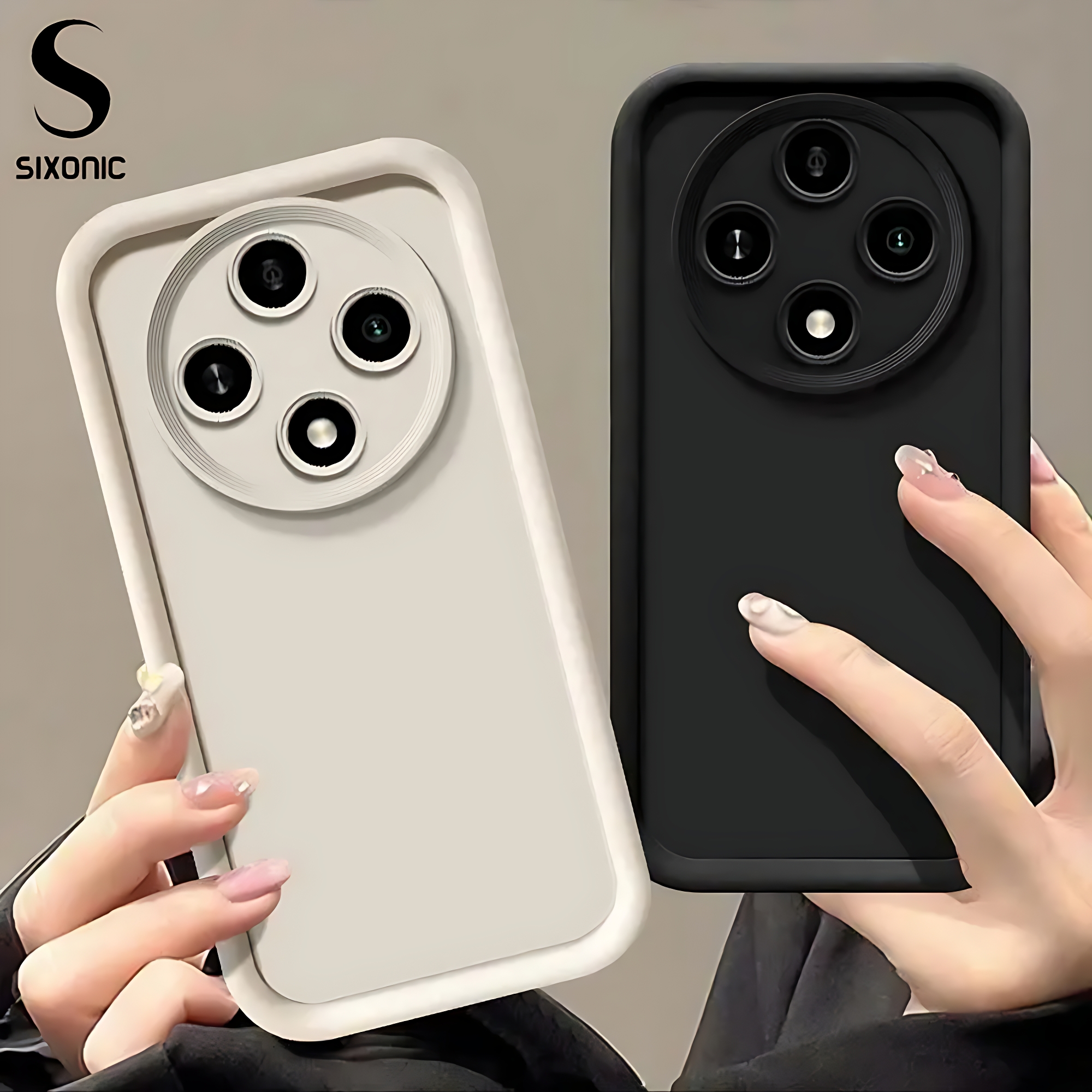 [Redmi 14C] Sixonic Candy Silicone Cover For Xiaomi Redmi 14C Shockproof Soft TPU Back Cover With Camera Lens Protection Redmi 14C Cover