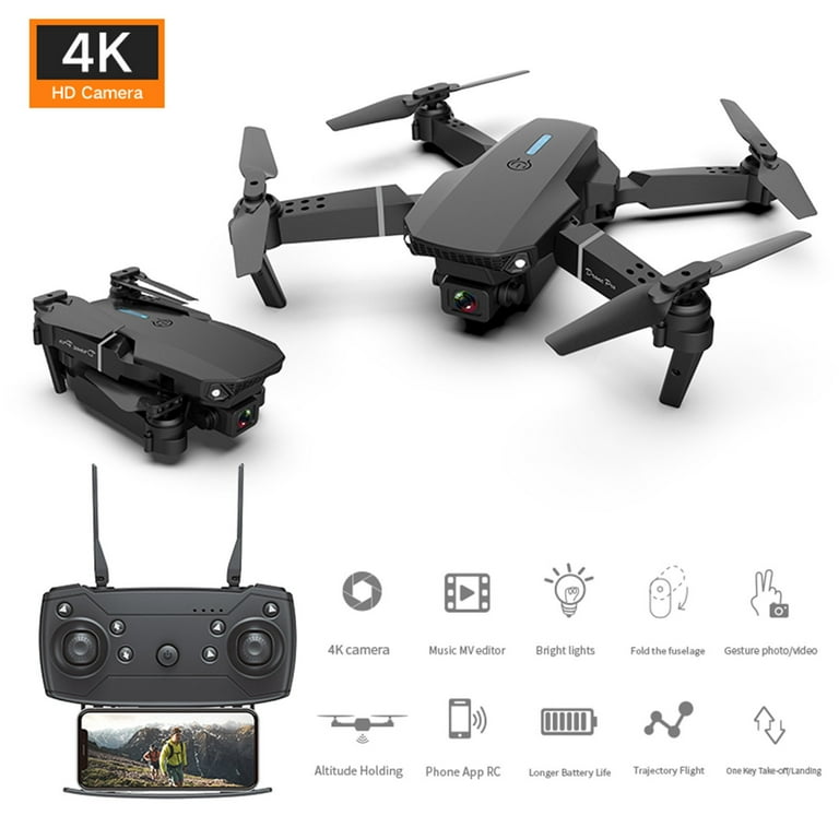 DRONE CAMERA E88 PRO MODEL QUADCOPTER AND WIFI CAMERA APP CONTROLLER CHEAP PRICE