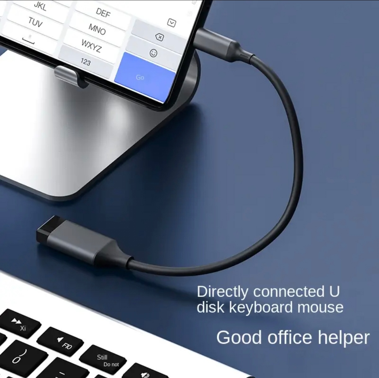 OTG Type C Cable Adapter USB to Type C Adapter Connector for   S20  OTG Data Cable Converter for MacBook Pro