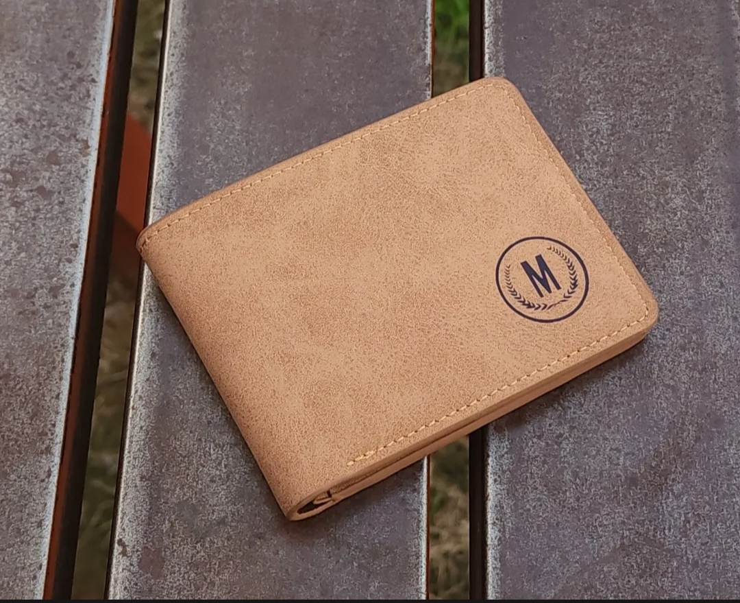 Leather Wallet for Men | Slim Stylish PU Leather Wallet | Smart Design | Card Holder, Cash Pocket & ID Slot | Premium Gents Wallet