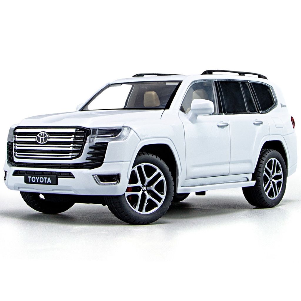 1:24 LAND CRUISER LC300 diecast alloy model CAR light sounds with remote