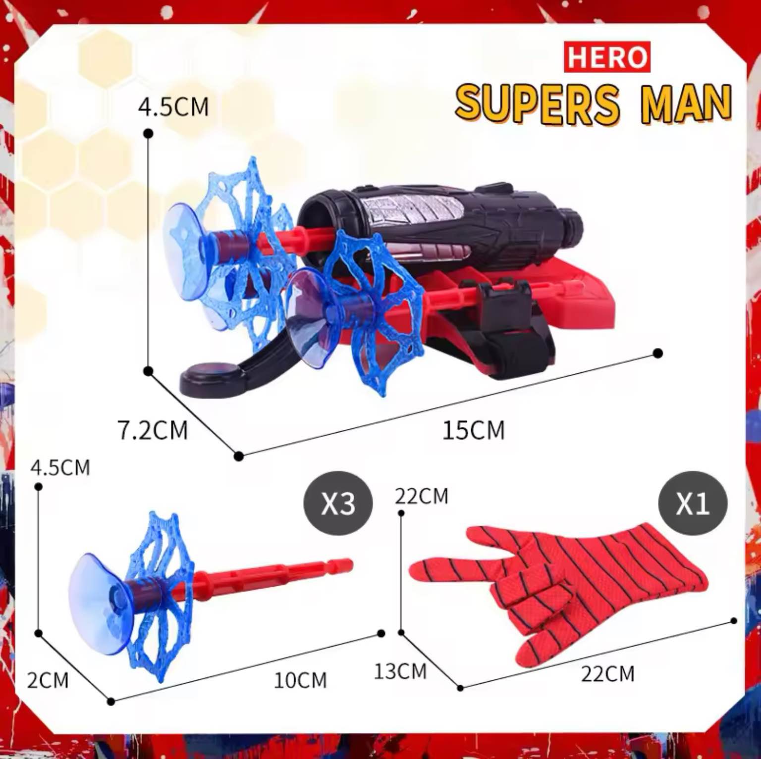 Marvels SpiderMans Cosplay Cobweb Launcher Kids Anime Action Figures Gloves Emitter Soft Bullet Gun Suction Ejection Classic Toy
