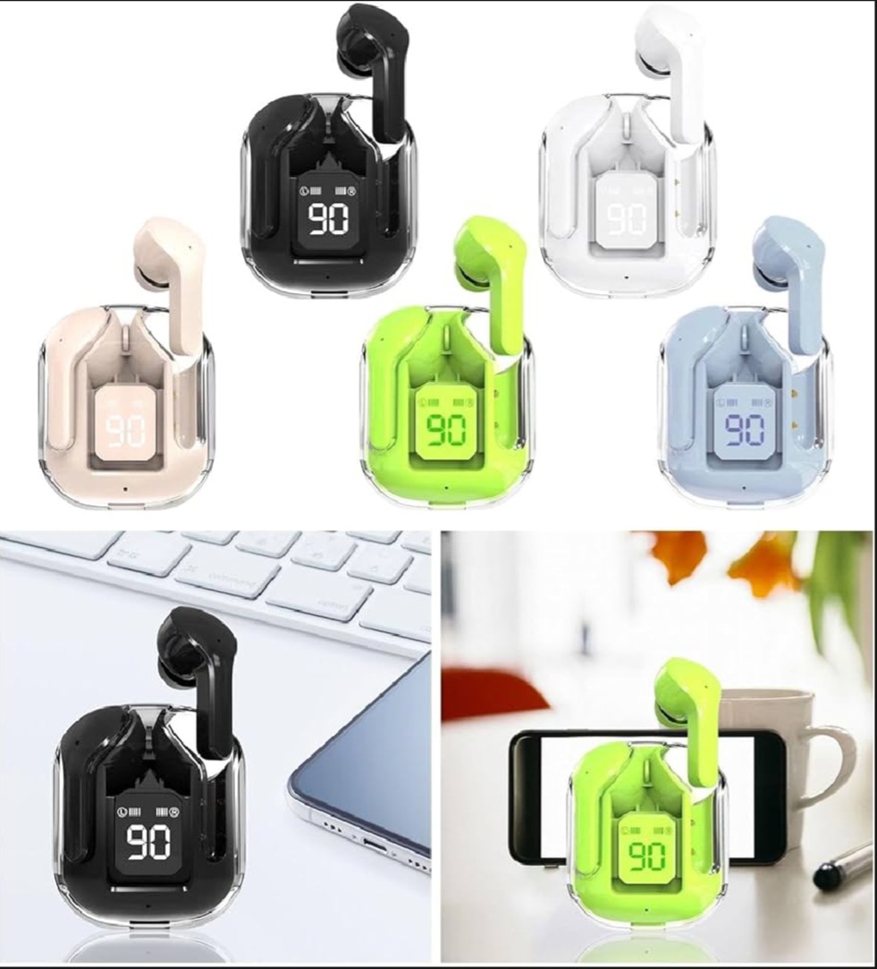 Air 31 True Wireless Bluetooth 5.0 Earbuds with Super Sound Bass, Charging Case, Extra Earbuds, Pop Up Feature, Compatible with All Devices price in Pakistan