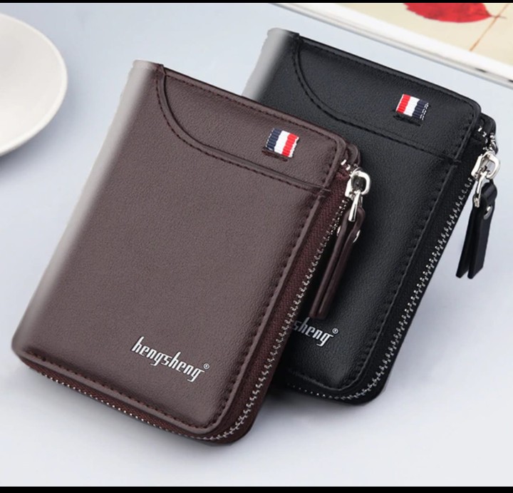 Zip Card Holder |Genuine Leather Wallet for Men and Boys |Zip card pouch |Stylish Leather Card Holder Wallet with Zip – Slim, Smart, and Functional Design | Long and slim wallet for men lZip card holder for men