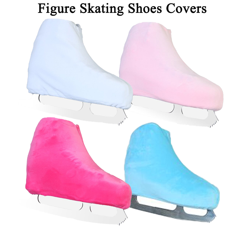 Multiple Colors Figure Skating Shoes Covers Ice Skating Cover Velvet Elasticity Anti Dirty Protector for Kids Adult One Pair