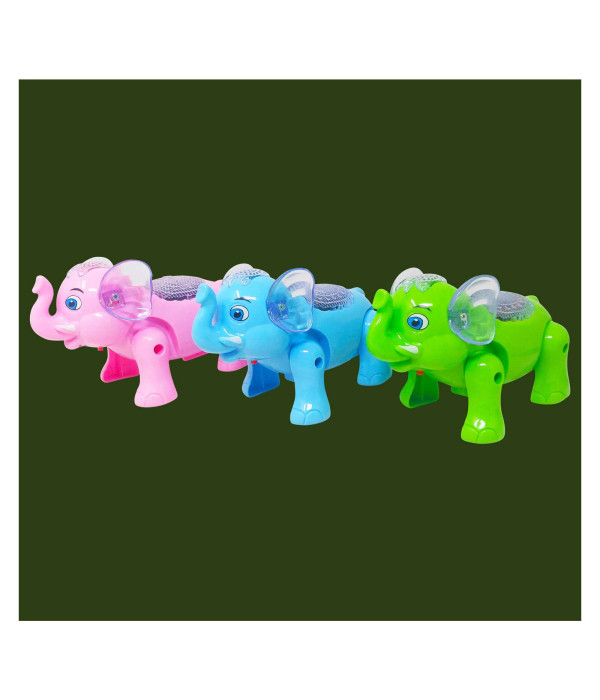 Kaleem Toys Walking Elephant Toy for Kids Light and Sound Animal Toys for Babies