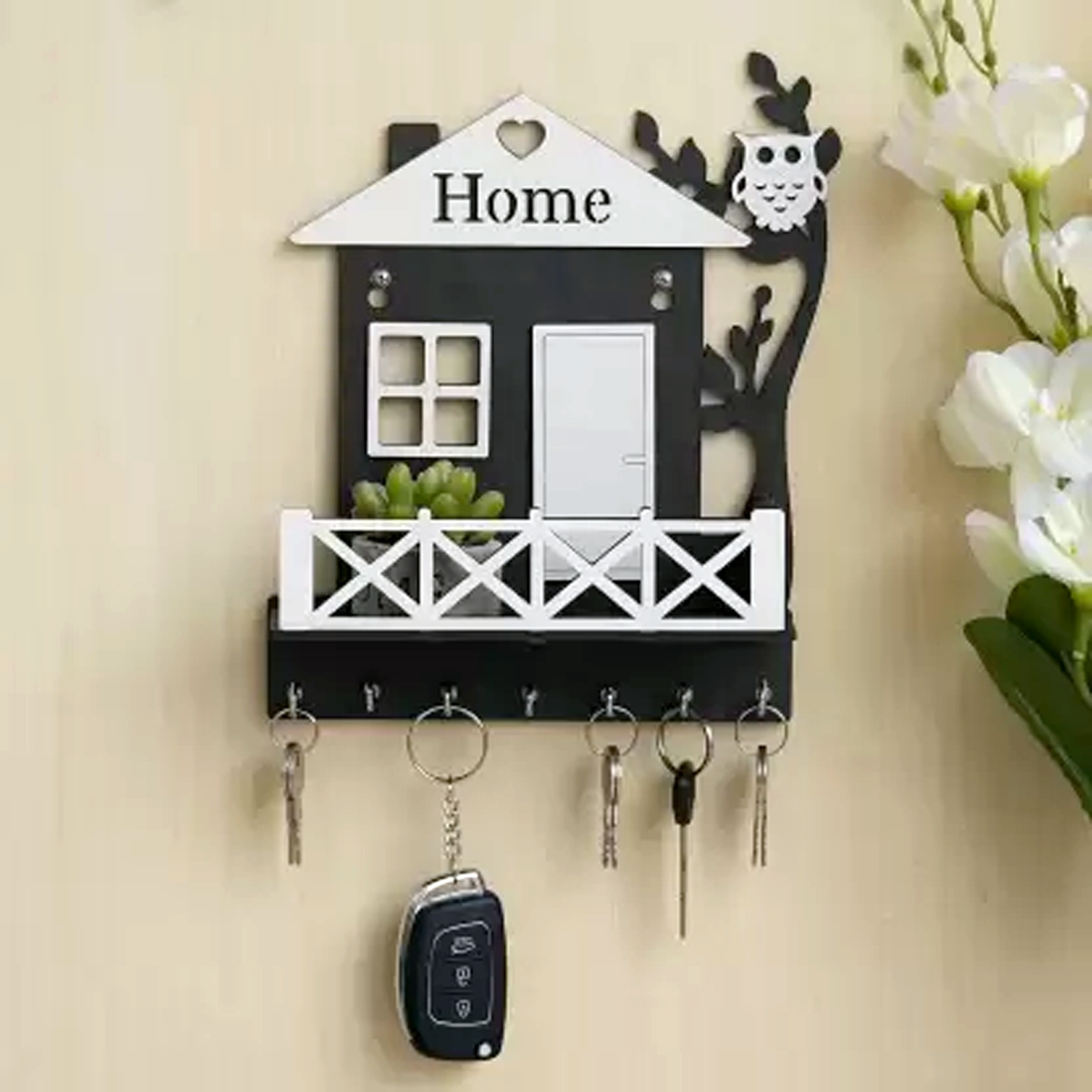 Wooden Key Holder Wall Key Holder Wall Hanger Key