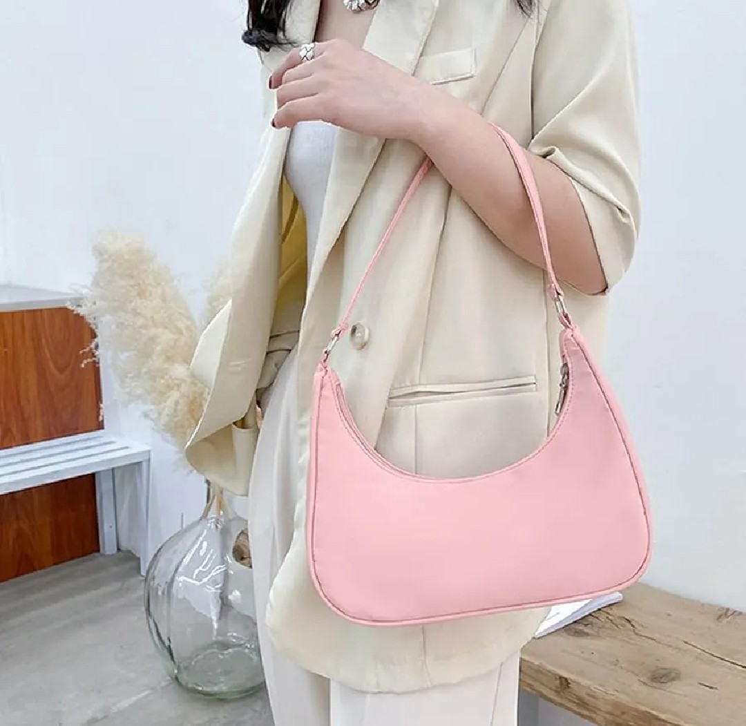 Everyday Chic Shoulder Bag Soft Faux Leather Crescent Ladies Handbag For Work  & Weekend