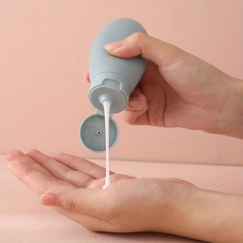 3Pcs Set Travel Refillable Cosmetic Containers 60Ml Travel Bottles Mini Squeeze Bottles