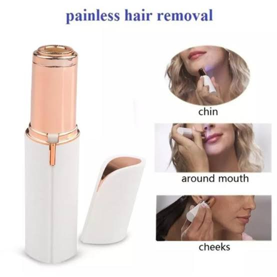 Hair Remover, Hair Removal Electric Trimmer - High Quality Pocket Sized Facial Hair Removal Machine, Epilator For Upper Lips, Lipstick Shape Razor, Eyebrow Shaver, Hair Trimmer For Women - Smooth Skin Hair Remover