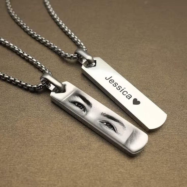 Customize Stainless Steel Eyes Necklace