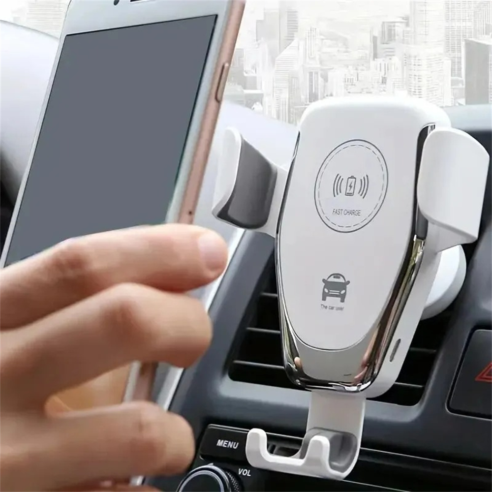 30W Fast Wireless Car Charger Mobile Phone Holder Gravity Induction Car Air Vent Phone Holder Stand For iPhone  