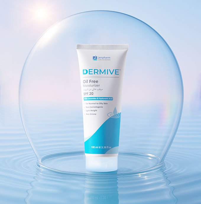 Jenpharm - Dermive Oil Free Moisturizer - 100ml | For Men & Women
