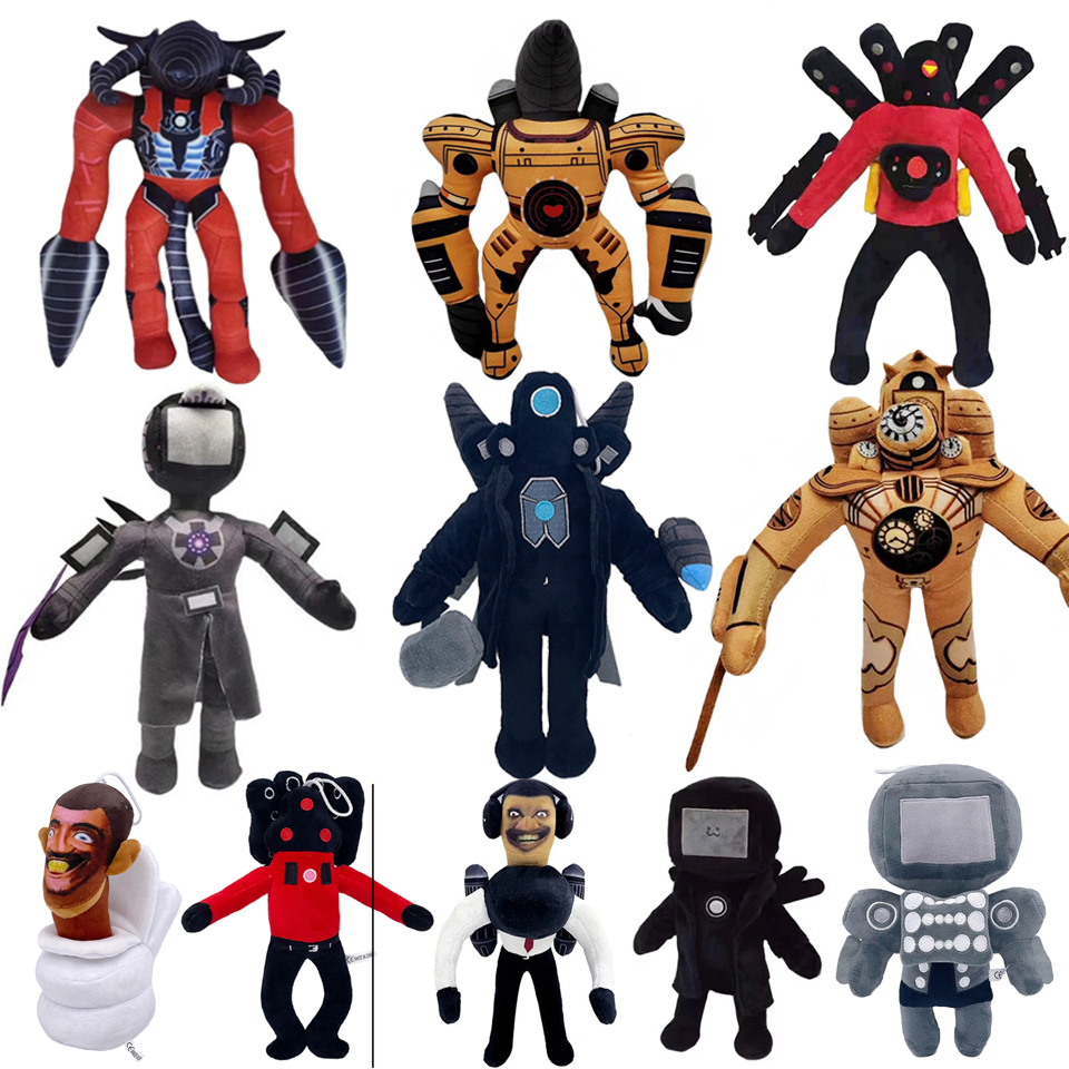 @ SALE 50styles Skibidi Toilet Plush Toy Skibidi Dop Dop Yes Yes Titans Cameraman TV Man Camera Man Camcordeman Speakerman Doll