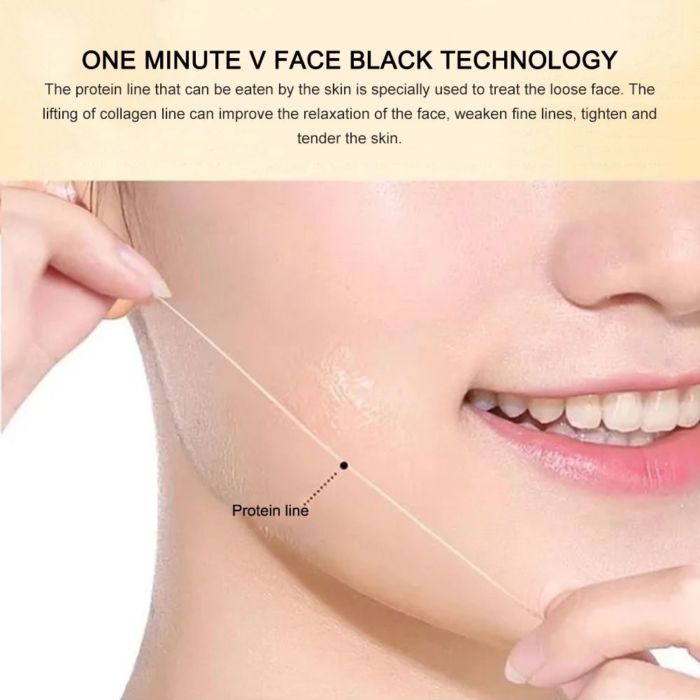 Anti-wrinkle Gold Protein Line No Needle Collagen Face Lifting Thread Absorbable Firming Anti-Aging Fade Fine Line