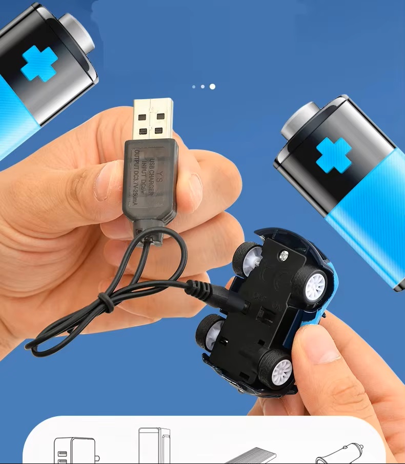 Mini USB Rechargeable RC Toy Car with Wristband Controller 2.4GHz for Kids 8-11 Years Remote Control Watch Car Unisex