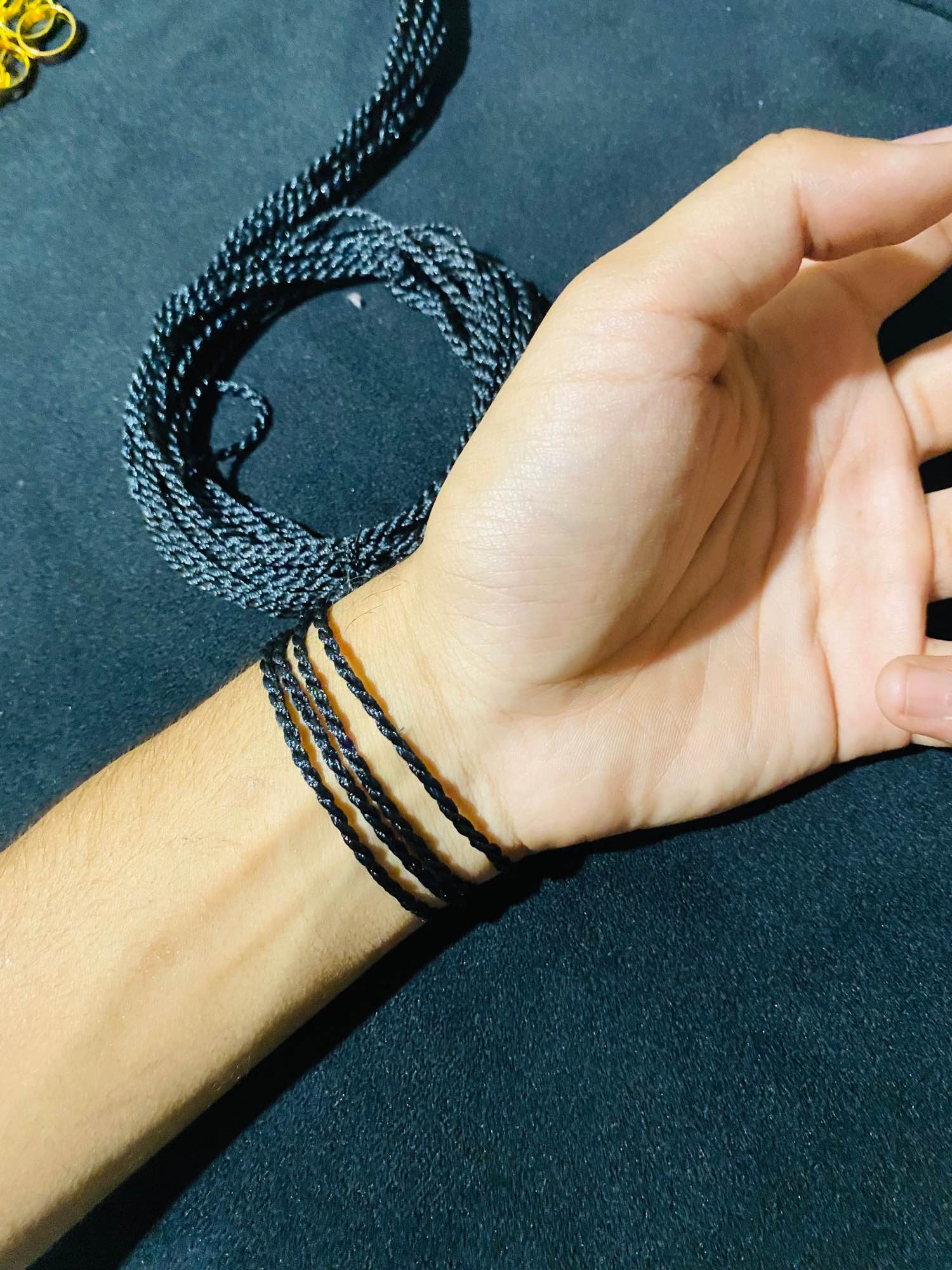Size Adjustable Special Black Hand Dori/Rope, Bracelet, Wrist Hand Bands for Men & Women Latest Design Chain For Girls And Boys Stylish Design