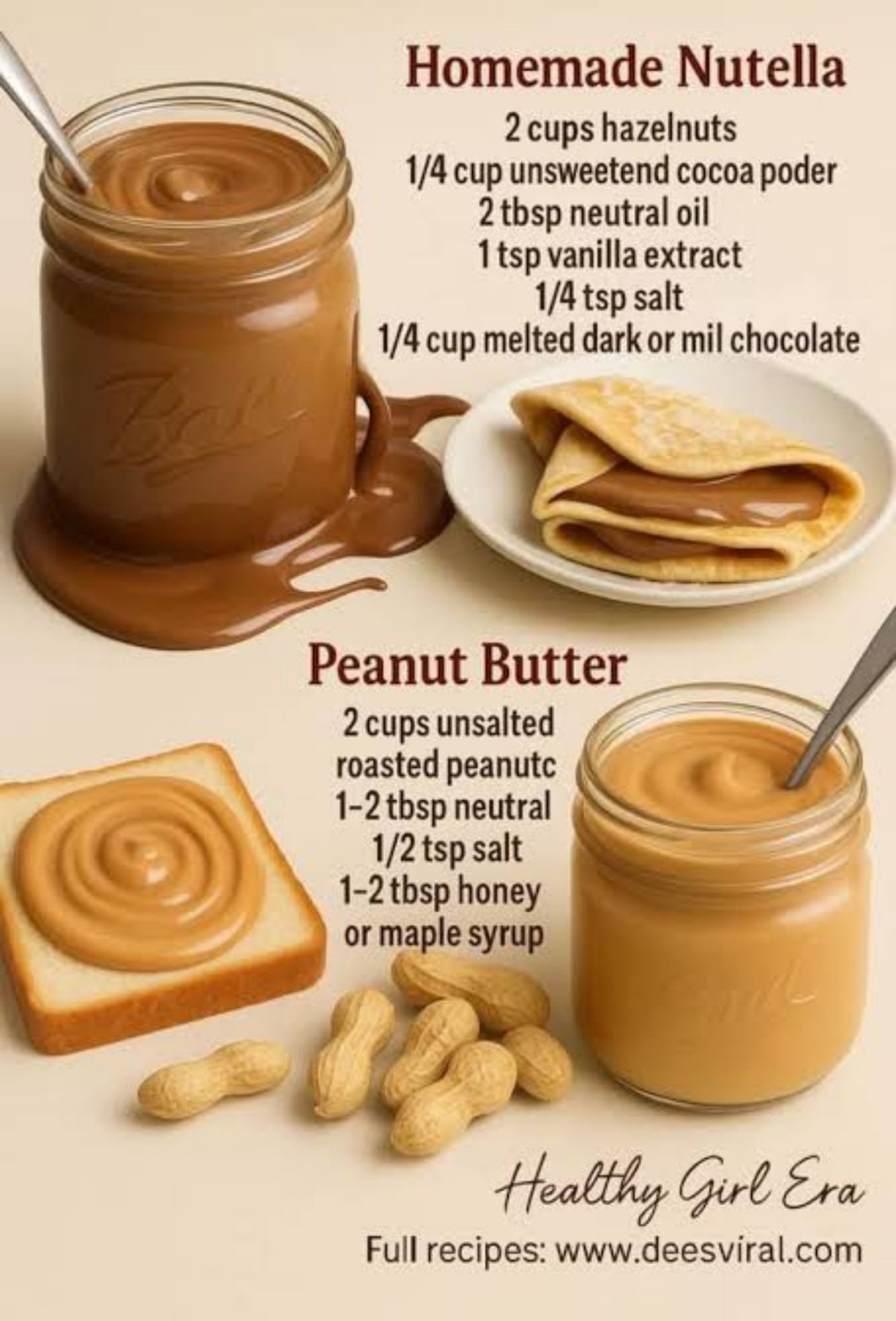 Pure Homemade Peanut Butter 500g | Unsweetened High Protein Spread | No Added Sugar | Gym & Healthy Diet