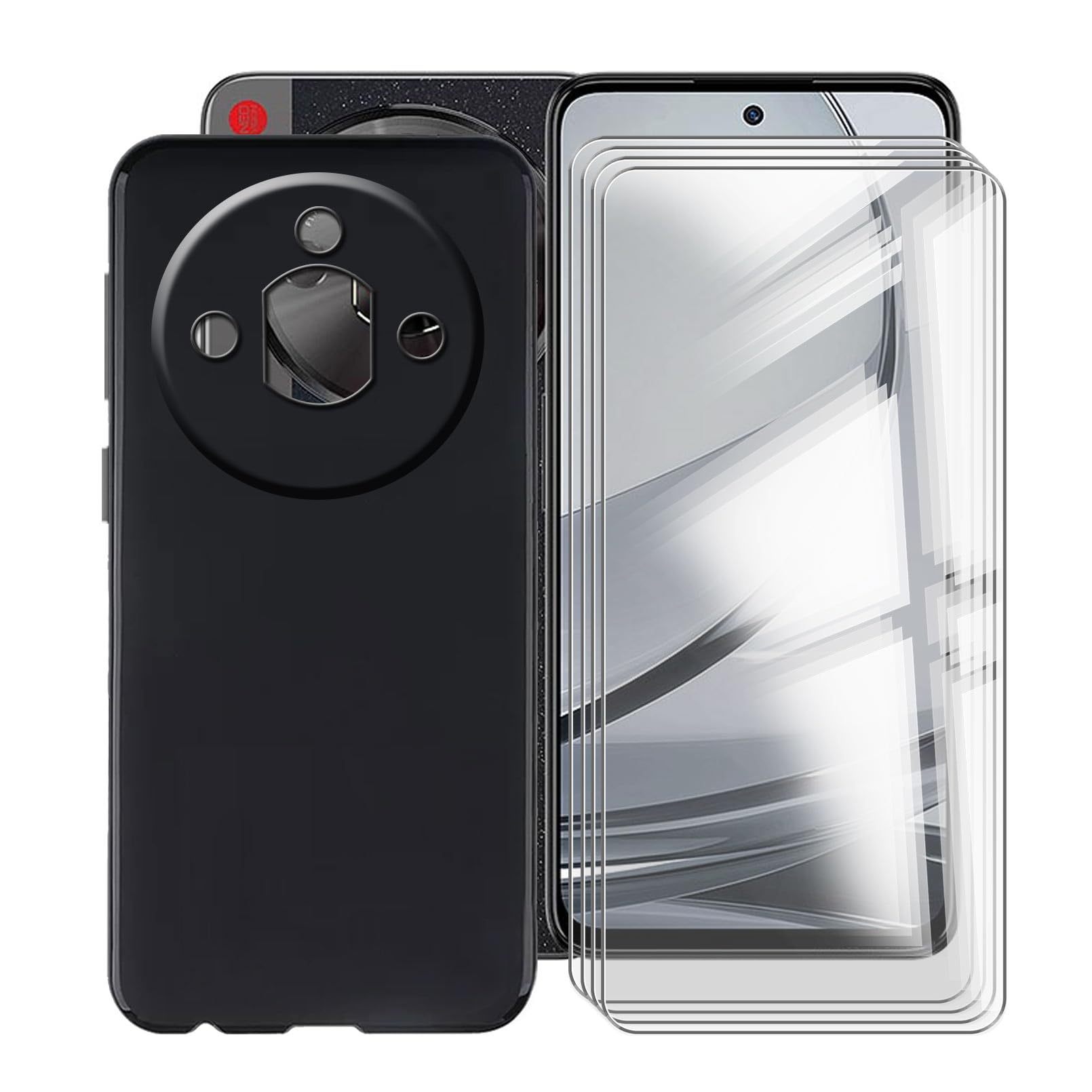 ZTE Nubia Focus Pro 5G Back Cover | Soft Silicone Slim Back Case Cover for ZTE Nubia Focus Pro 5G
