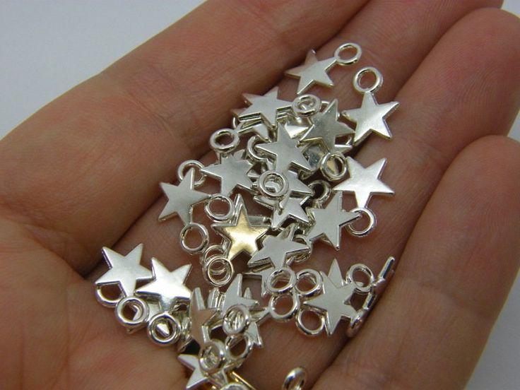 20 pcs/500 Pcs  304 Stainless Steel Star Pendant for Jewelry Making Supplies DIY Accessories Bracelet Necklace Earrings