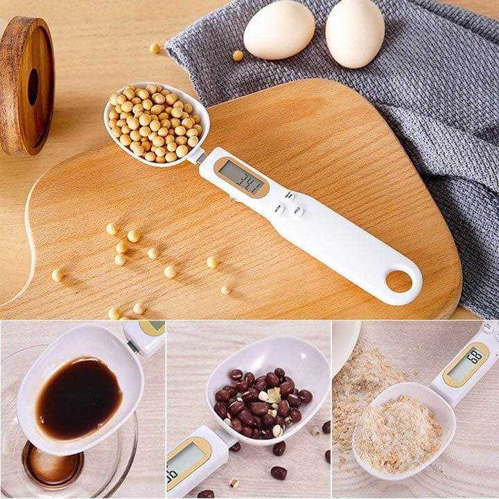 Digital Kitchen Spoon Scale with LCD Display – Electronic Measuring Spoon | Food & Coffee Scale | Box Pack