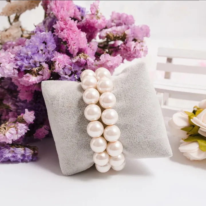 Classic Elegant Elastic White Pearl Bracelet For Women Men Wedding Banquet Stretch Bracelets Beads Handmade Jewelry Gift