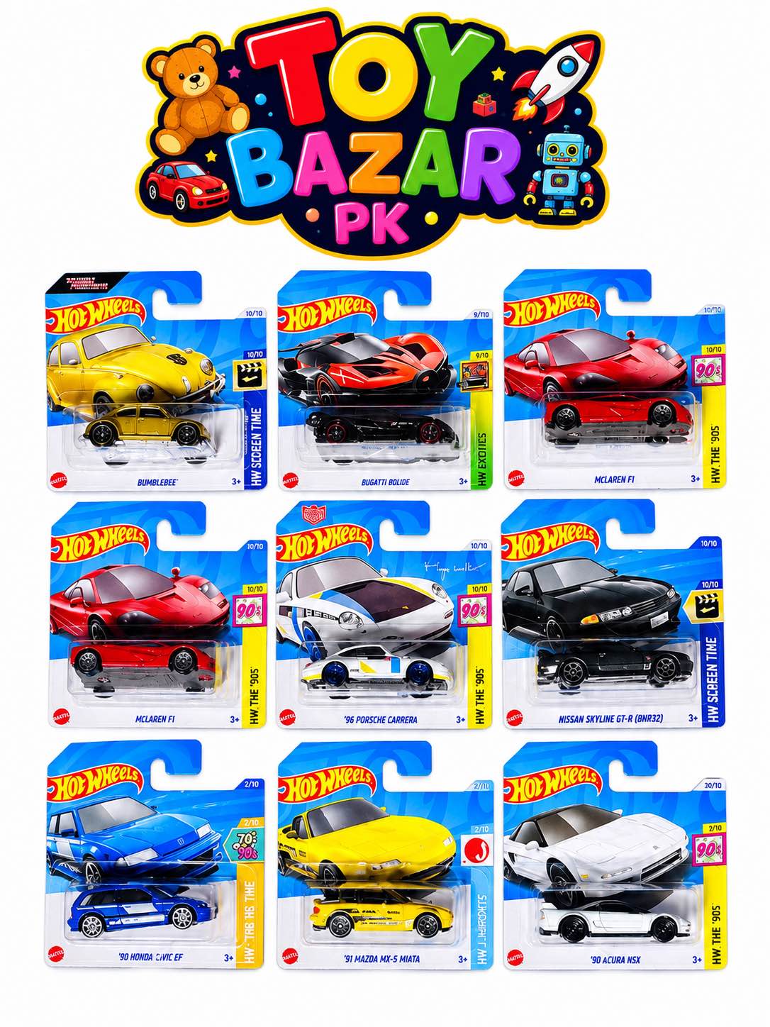 Hot Wheels Diecast Toy Cars - Premium Quality | Assorted Models for Kids & Collectors | Best Gift for Boy 2025 A case and random cars made in malaysia