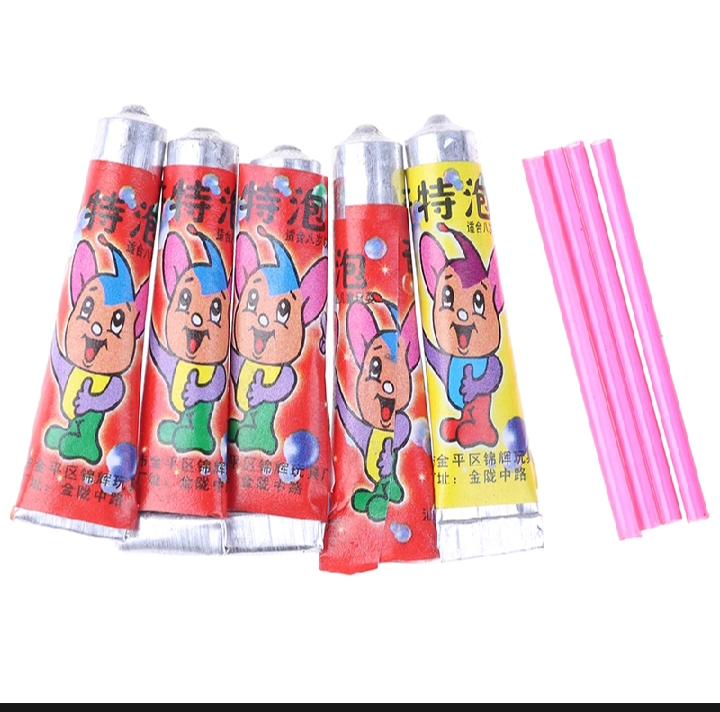 10Pcs Bubble Glue Balloon Toy for Kids – Space Bubble Ball with Straws | Fun Blowing Toy for Children