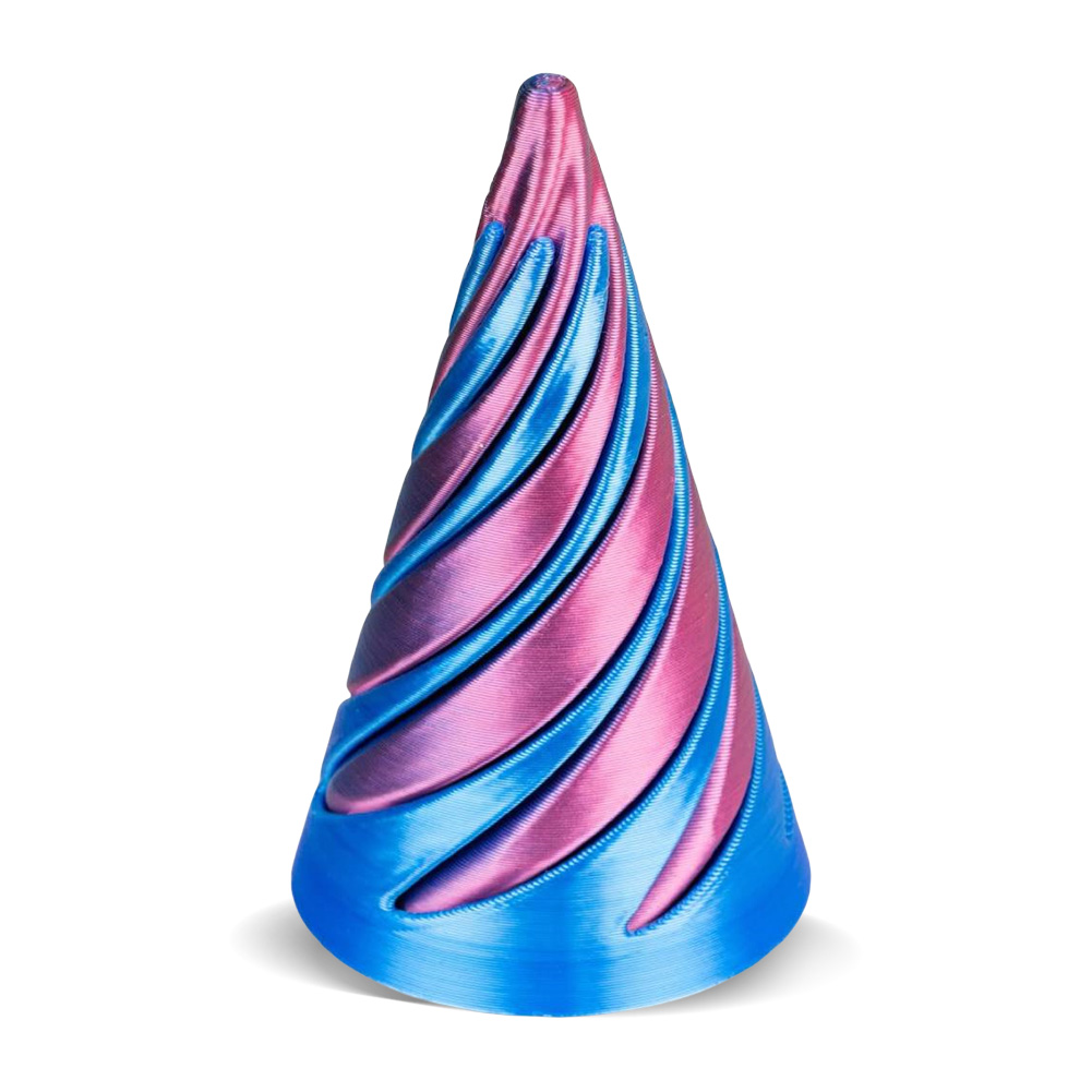 3D Printed Spiral Cone Toy Mini Vortex Thread Illusion Stress Relief ...