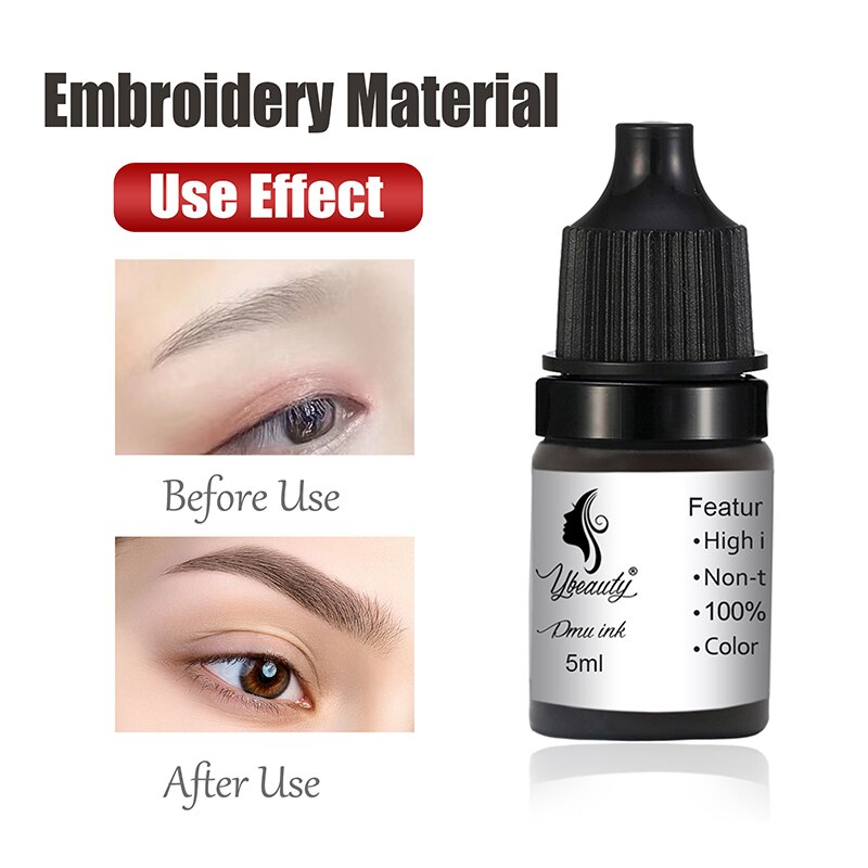 2pcs Tattoo Ink Set Permanent Makeup Eyebrow Lips Eye Line Tattoo For Body Beauty Tattoo Art Supplies Color Microblading Pigment