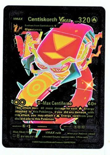 g max centiferno pokemon card value Centiskorch VMAX Wx2 / None / 3 SWSH03 Pokemon Centiskorch VMAX TG15/TG30 PSA