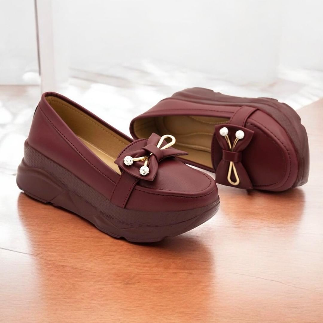 American Formal Wedge Loafers & Mocassions for Women Imported Wedge Sole Loafers for Women
