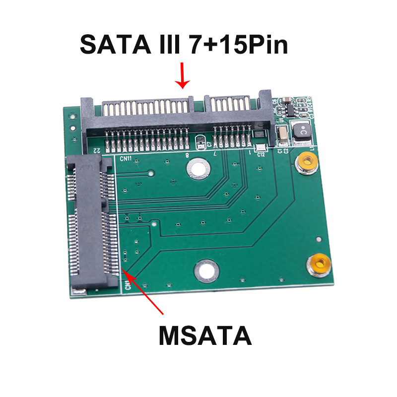 MSATA SSD to SATA 3.0 Adapter Card 2.5 Inch Interface 5cm SATA III PC Computer Adapter Converter