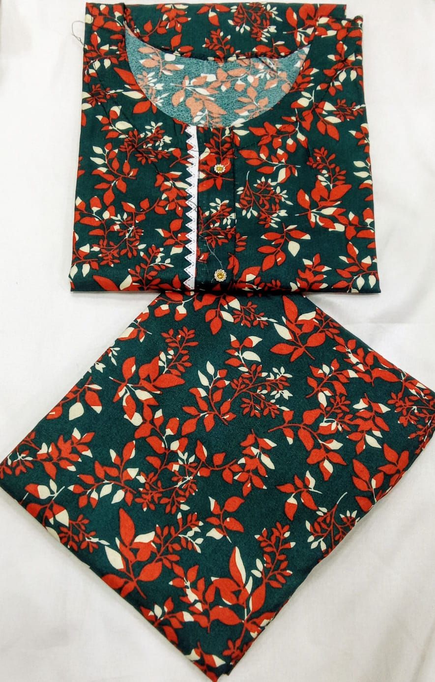 Cotton 2 piece suit new latest design fabric soft Lawn cotton random colour